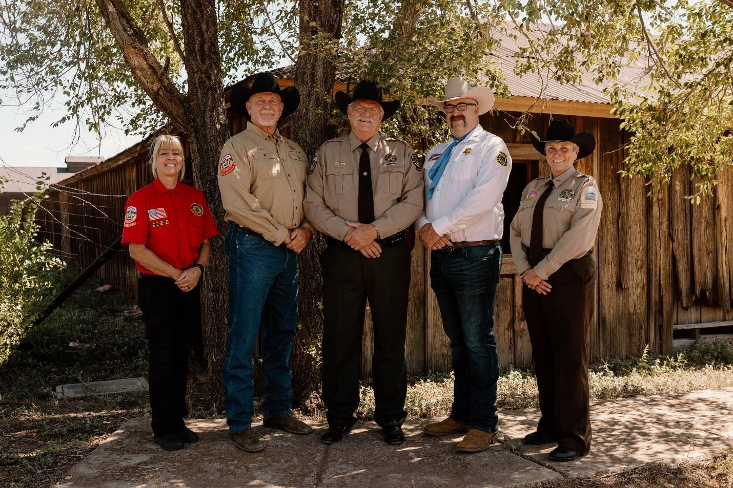 Navajo County Sheriff's Posse members with the Sheriff's Office